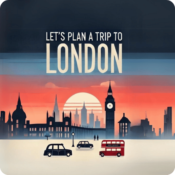 Let's Plan a Trip to London Game